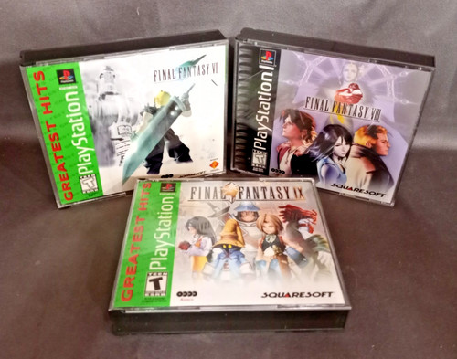 Final fantasy and 9 sony - 7,, 8,